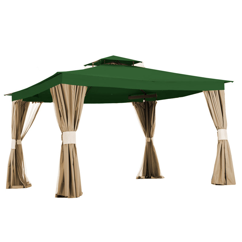 Garden Winds Living Home 10x12 Gazebo Replacement Canopy Top Cover ONLY Wayfair